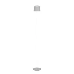 красивые 901749 Аккум. торшер сенсорн., димм. MANNERA-L, H1400, 4,3W(LED), IP54, 2400K, 3000K, 4000K, 440lm, алюминий, сталь, серый/пластик, белый