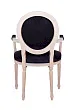 Мягкий стул с подлокотниками Delo Arm Black Velvet №3 в Москве