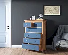 Комод "Жуль Верн (Jules Verne)" высокий из березы и ясеня арт JV35ETGYB №1 в Москве