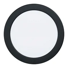 красивые 99144 Светодиодный встраиваемый светильник FUEVA 5, 11W (LED), ?166, ET26, 1350lm, 3000K, сталь, черный
