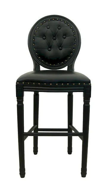 Дизайнерский барный стул Filon Button Black в Москве Дизайнерский барный стул Filon Button Black в Москве