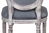 Дизайнерский обеденный стул модерн Volker Old Grey V3 №5 в Москве