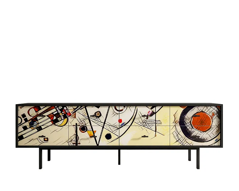 Комод с восемью ящиками "Эмерсон (Emerson)" by Kandinsky арт EM03/Print_01