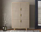 Большой комод с шестью дверками "Лайн (Line)" R20/beige №3