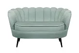 Диван ракушка Pearl Double Green на черных ножках №0 в Москве