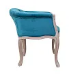 Низкое кресло ретро Kandy Blue Velvet №1 в Москве