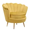Низкое кресло ракушка Pearl Yellow №1 в Москве