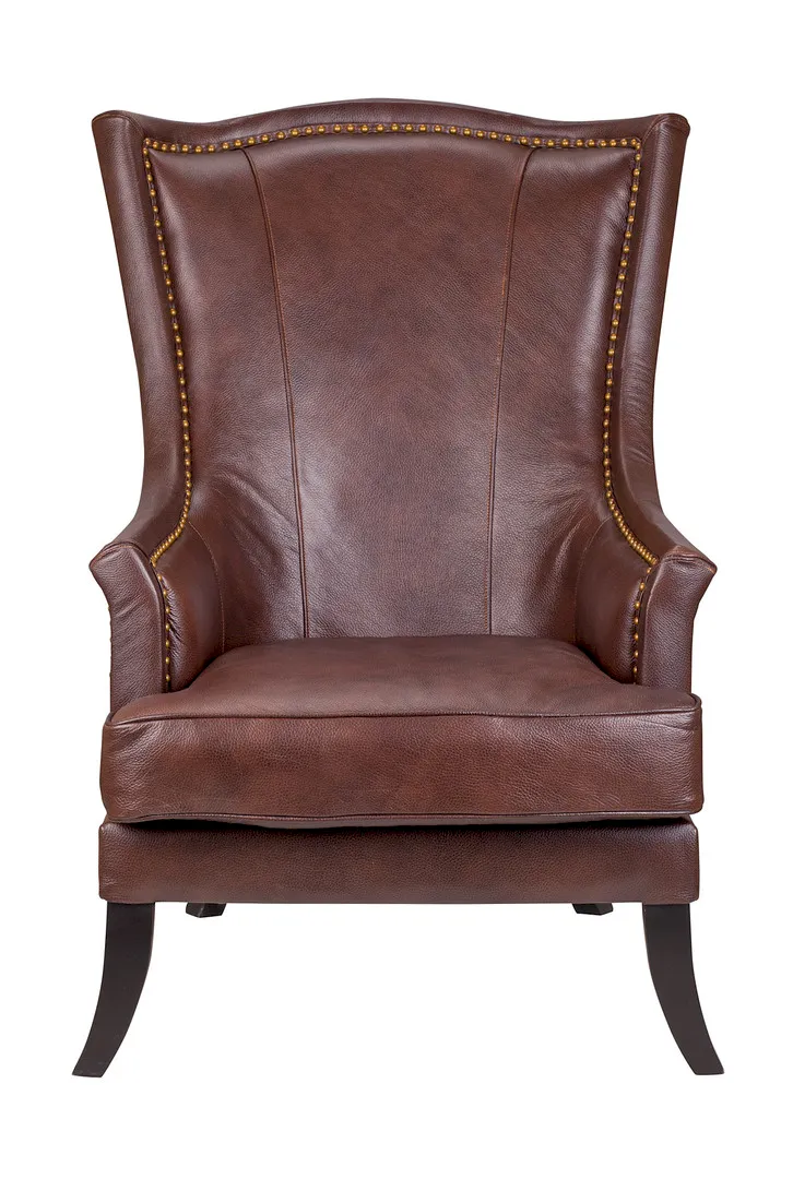 купить стильное Кожаное кресло коричневое Chester Leather в интернет-магазине