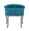 Низкое кресло ретро Kandy Blue Velvet №2 в Москве