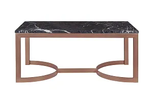 Журнальный столик прямоугольный Aron Marble-Cu на заказ