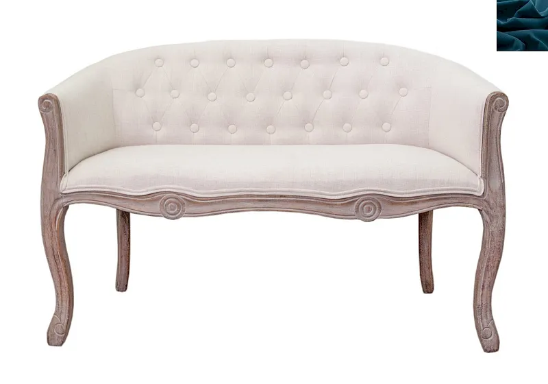 Двухместный диван Kandy Double Beige цвет синий