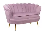 Дизайнерский двухместный диван Pearl Double Pink №1 в Москве