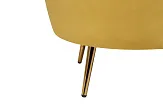 Низкое кресло ракушка Pearl Yellow №6 в Москве