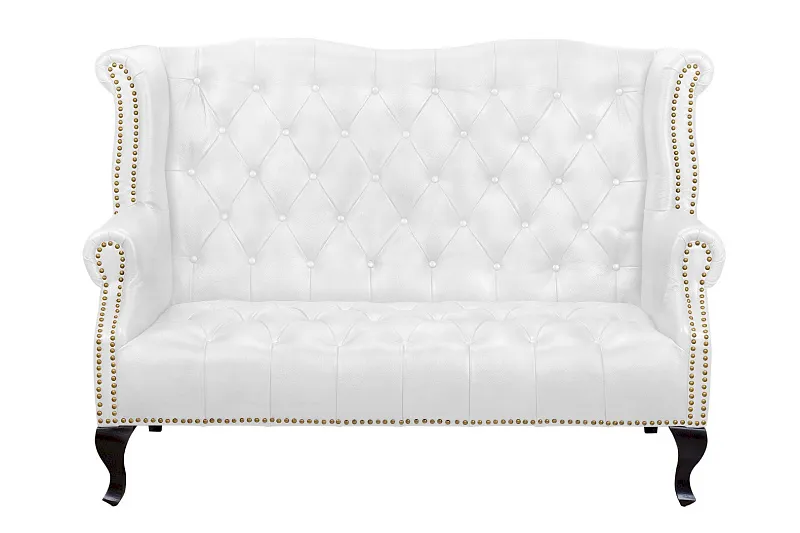 Кожаный дизайнерский диван лофт Royal Sofa White в Москве Кожаный дизайнерский диван лофт Royal Sofa White в Москве