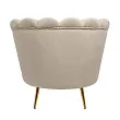 Низкое кресло ракушка Pearl Taupe №3 в Москве