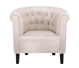 Низкое кресло Swaun Beige Velvet в интерьере