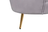 Дизайнерский диван для гостиниц Pearl Triple Grey №4