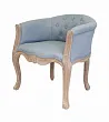 Низкое кресло ретро Kandy Light Blue №3
