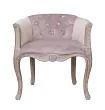 Низкое кресло ретро Kandy Pink Velvet №0 в Москве