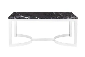 заказать Журнальный столик прямоугольный Aron Marble-W в интернет-магазине