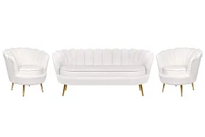 заказать Комплект кресел и дивана ракушка Pearl Triple Beige