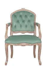 купить красивый Мягкий стул с подлокотниками Mones Green в интернет-магазине