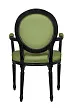 Мягкий стул с подлокотниками Delo Kora Arm Green №3 в Москве