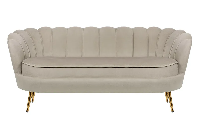 Диван ракушка для гостиниц Pearl Triple Taupe