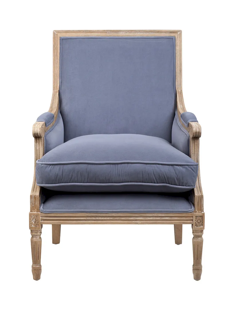 стильное Классическое кресло Coolman Sky Grey