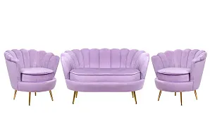 купить красивый Комплект кресел и дивана ракушка Pearl Double Purple