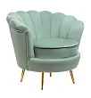 Низкое кресло ракушка Pearl Green №1 в Москве