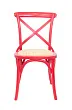 Стул ретро Cross Back Red №0