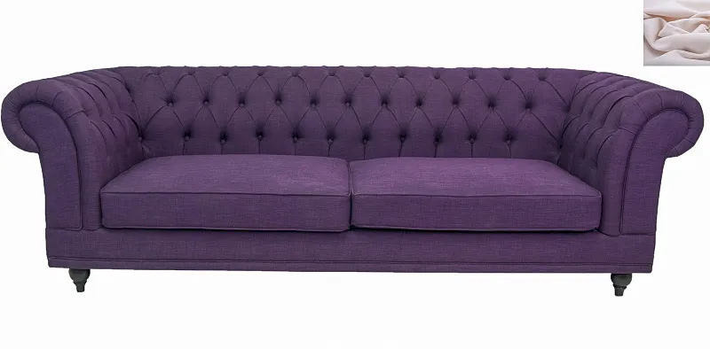 Диван мягкий арт-деко Neylan Purple розовый