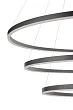 Люстра Orblaze 3 rings 1000 black №6