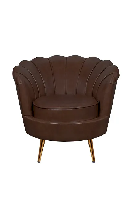 Низкое кресло ракушка Pearl Brown V2 в Москве