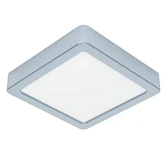 купить красивые 900649 Накладной светильник  FUEVA 5, 11W (LED), 3000K, IP44, L160, B160, H28, сталь, хром / пластик, белый в интернет-магазине