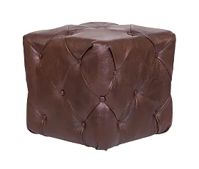 Дизайнерский пуф Amrit Brown Leather на заказ в интернет-магазине