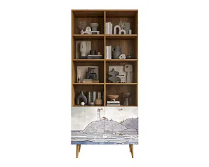 купить красивый Стеллаж на комоде "Бербер (Berber)" арт BB44/Print_51
