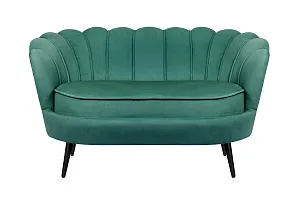 фото Дизайнерский диван Pearl Double Green V2 на черных ножках в Москве