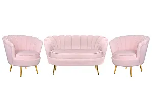 купить стильный Комплект кресел и дивана ракушка Pearl Double Pink V2