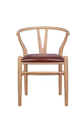 купить красивые Стул ретро Wishbone Brown