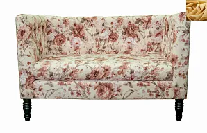 Диван прованс Rose Flower в современном стиле желтый в интернет-магазине