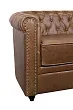 Кожаный диван лофт Karo Brown leather 2S №4 в Москве
