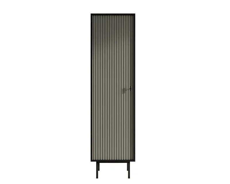 Шкаф c одной дверкой "Эмерсон (Emerson)" арт EM101/gray/L