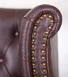 Каминное кожаное кресло Royal Brown №4 в Москве