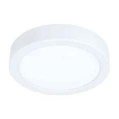купить 99225 Светодиодный накладной светильник FUEVA 5, 10,5W (LED), ?160, H28, 1350lm, 4000K, сталь, белый/п