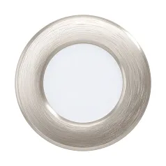 купить красивые 99152 Светодиодный встраиваемый светильник FUEVA 5, 2,7W (LED), ?86, ET26, 330lm, 4000K, сталь, никель