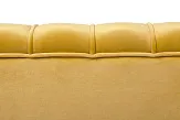 Дизайнерский диван Pearl Double Yellow на черных ножках №4