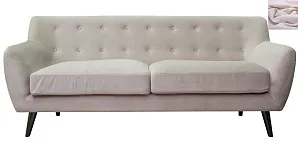 фото Диван с мягкими подлокотниками Albert 3 розовый в Москве