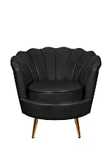 купить стильное Низкое кресло ракушка Pearl Black V2 в интернет-магазине в Москве